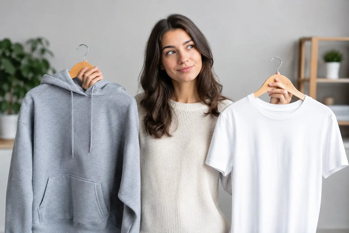 Hoodie oder T-Shirt wählen leicht gemacht