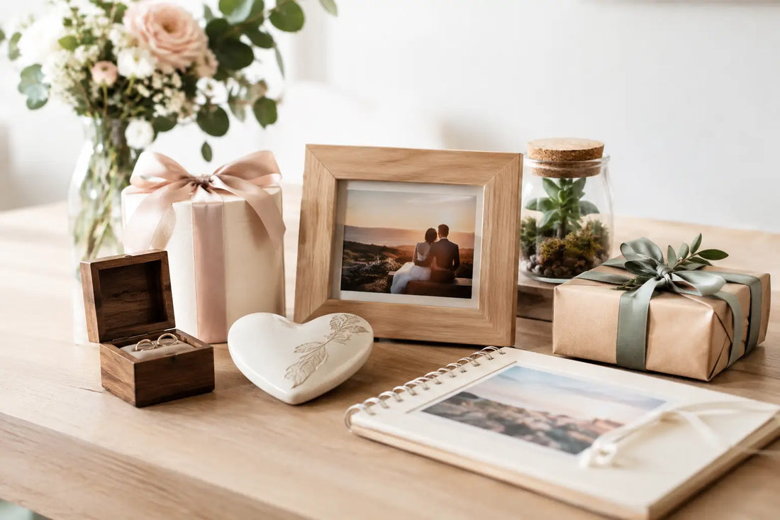 9 Hochzeitsgeschenk-Design-Beispiele mit Gefühl