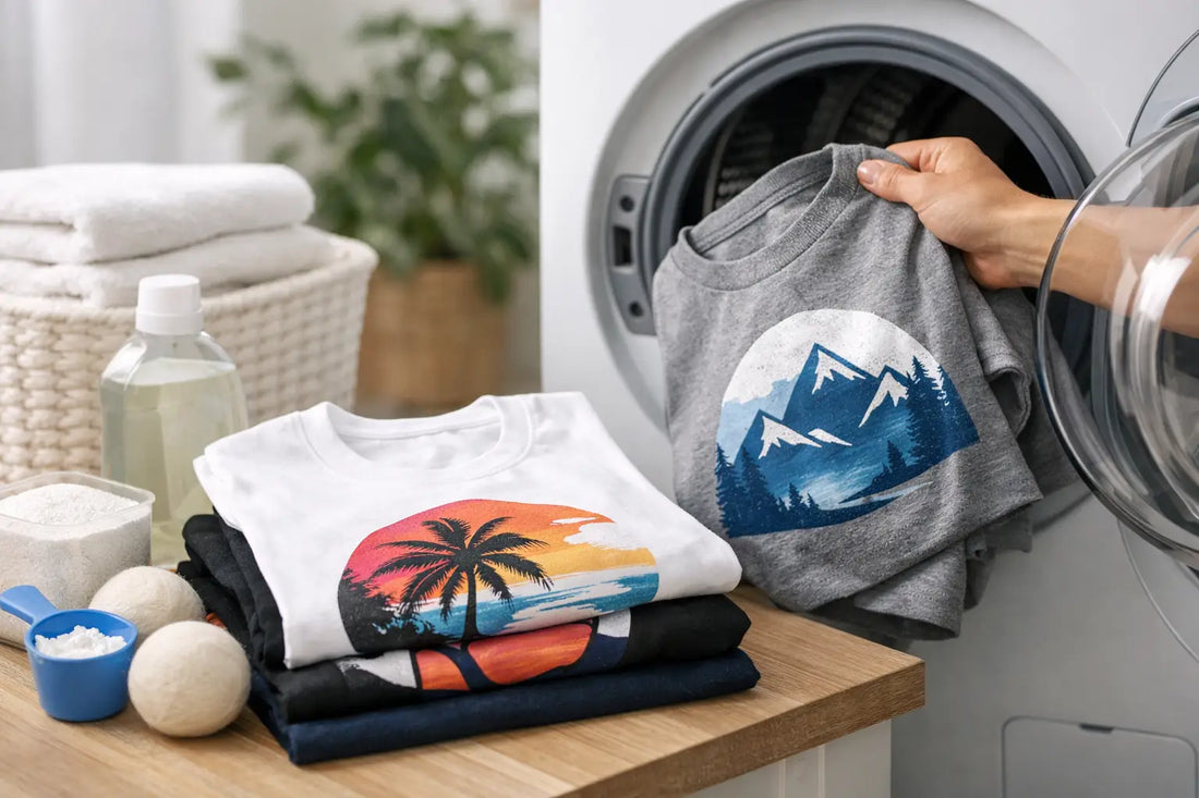 Bedruckte Shirts schonend waschen leicht gemacht