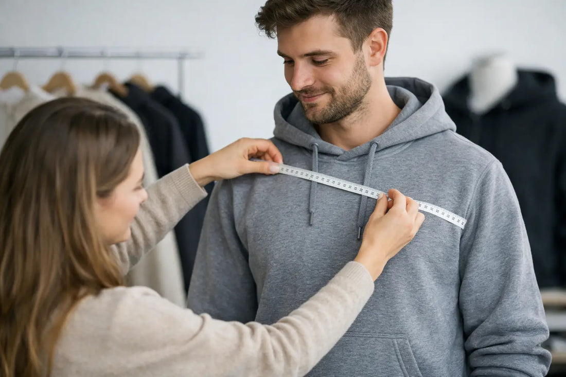 Hoodie Größe richtig bestimmen und gut sitzen