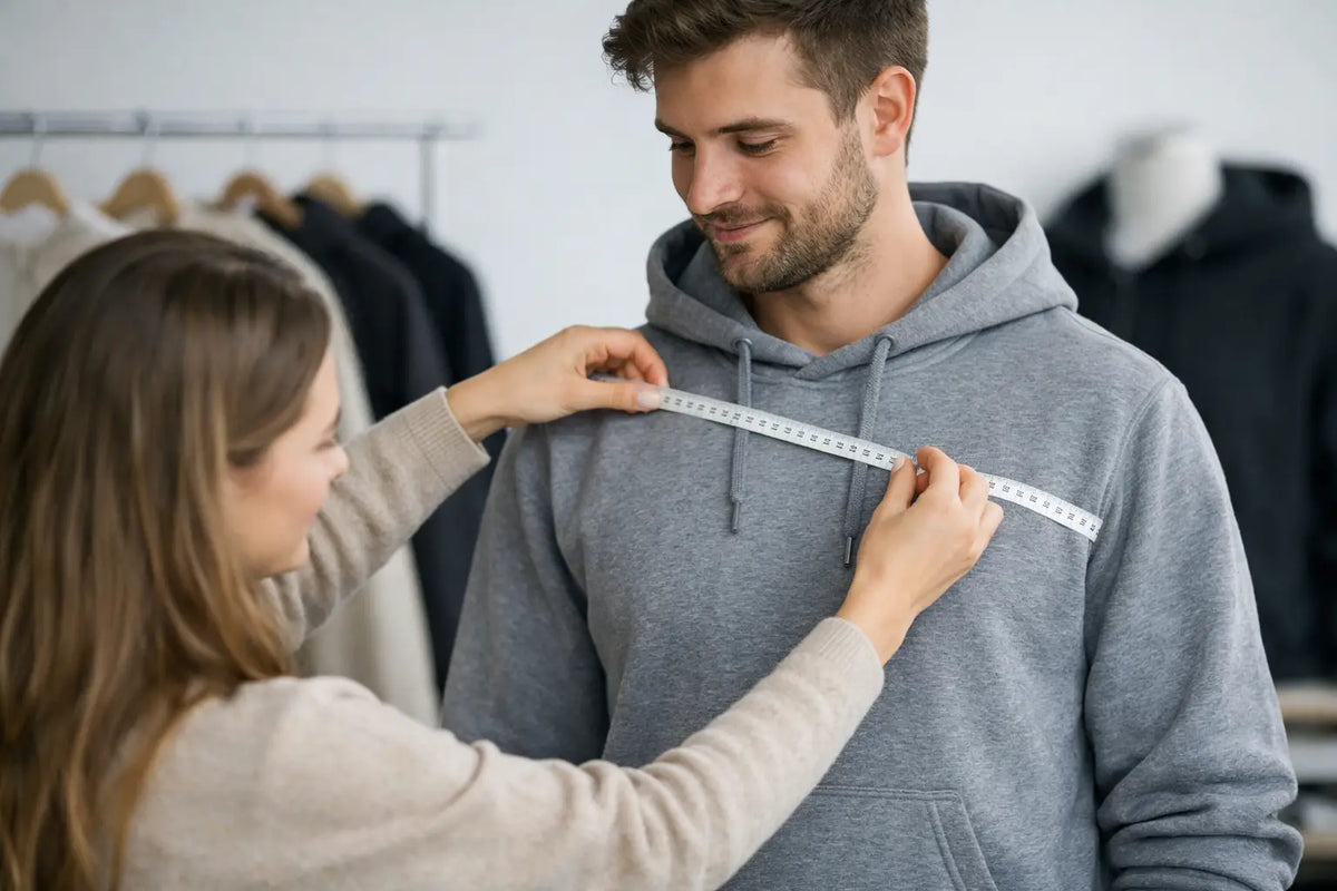 Hoodie Größe richtig bestimmen und gut sitzen