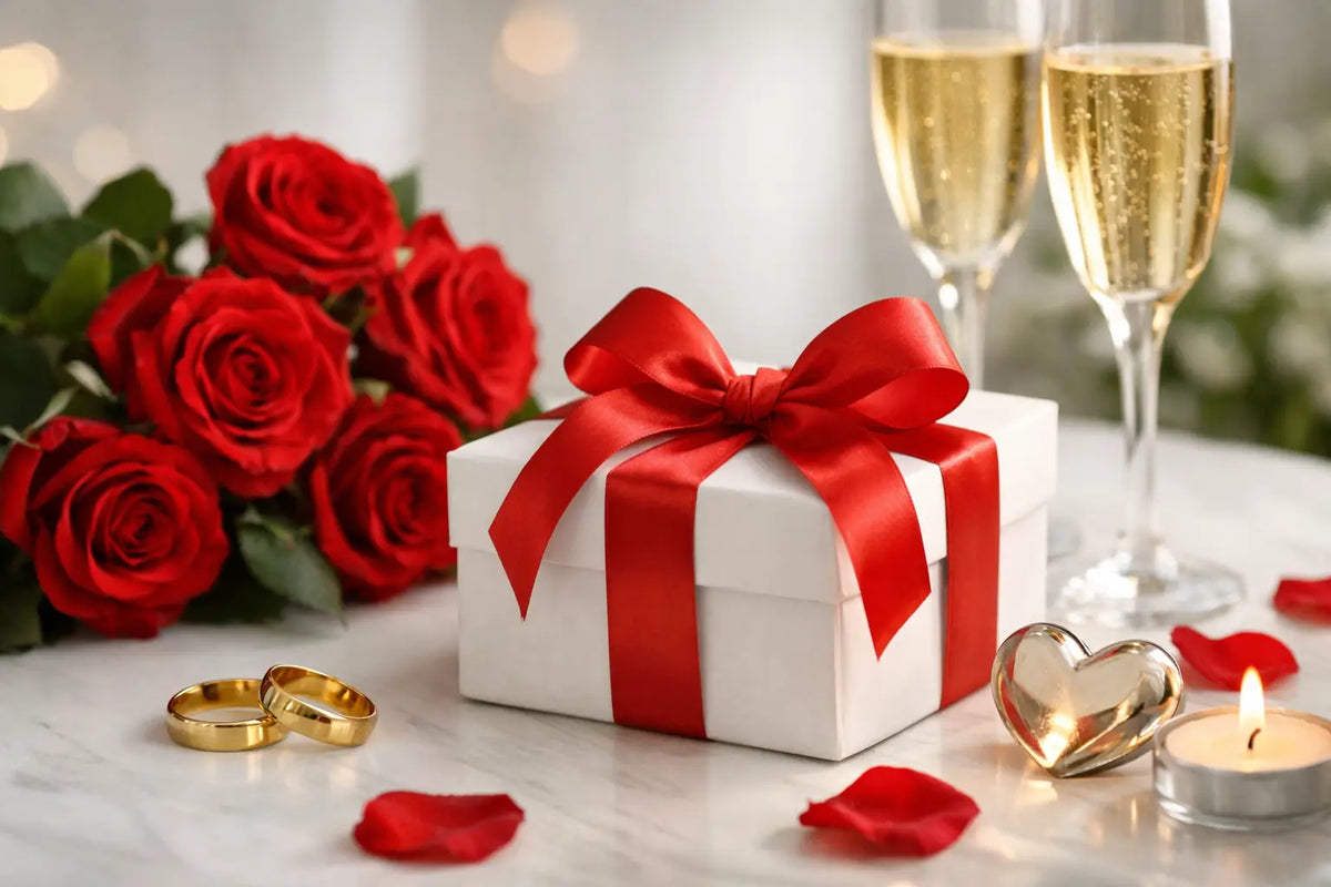 Das Geschenk zur Rosenhochzeit nach 10 Jahren