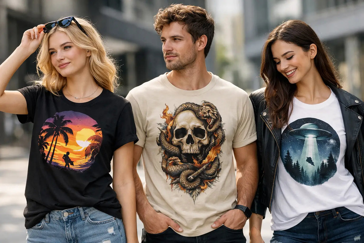 Grafik T-Shirts für Looks mit Persönlichkeit