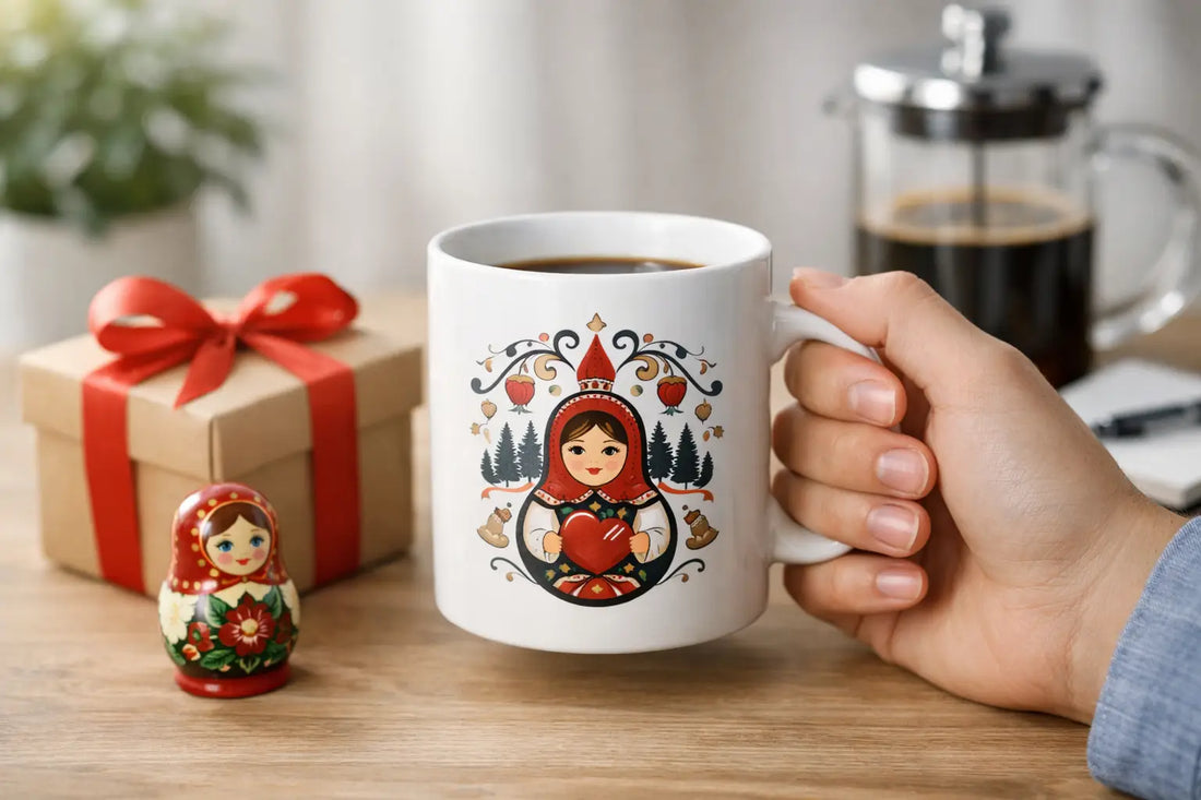 Russische Spruch-Tasse als Geschenk mit Persönlichkeit