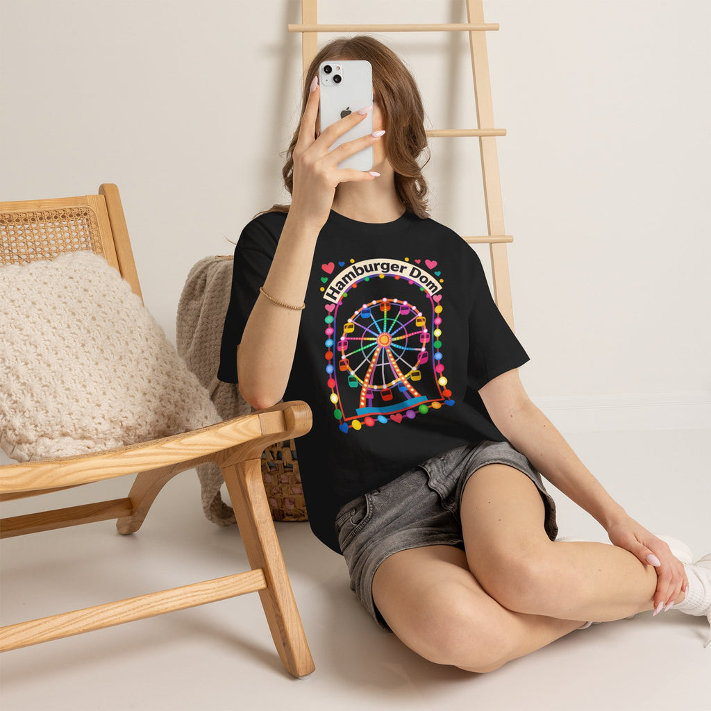 Riesenrad-Jahrmarkt-T-Shirt – Buntes „Hamburger Dom“-Shirt