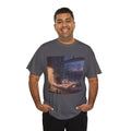 Stimmungsvolles Twilight-Fenster T-Shirt – Cozy Sunset Grafik-Shirt