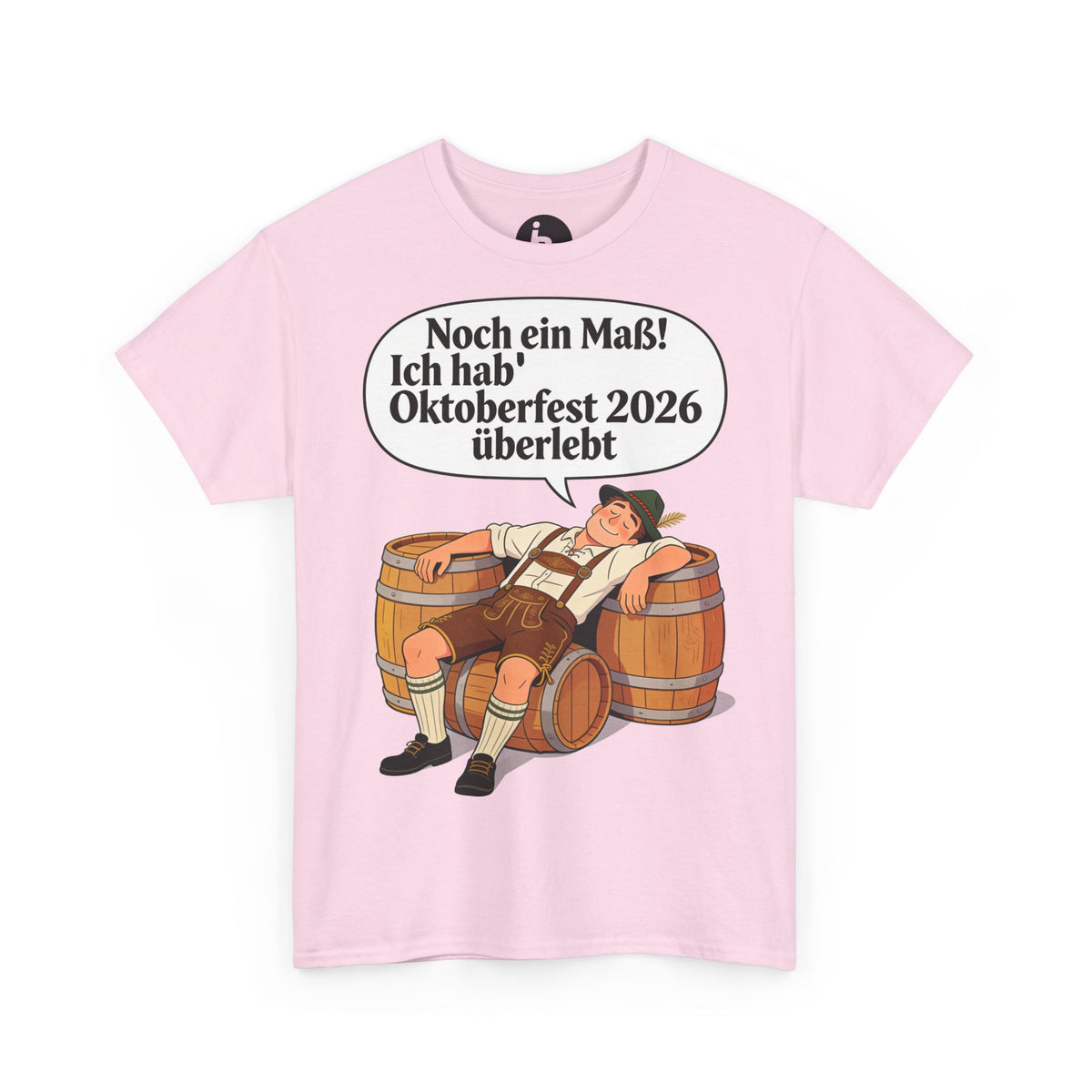 Oktoberfest 2026 T-Shirt – „Noch ein Maß! Ich hab' Oktoberfest 2026 überlebt“ Beer-Festival-Shirt