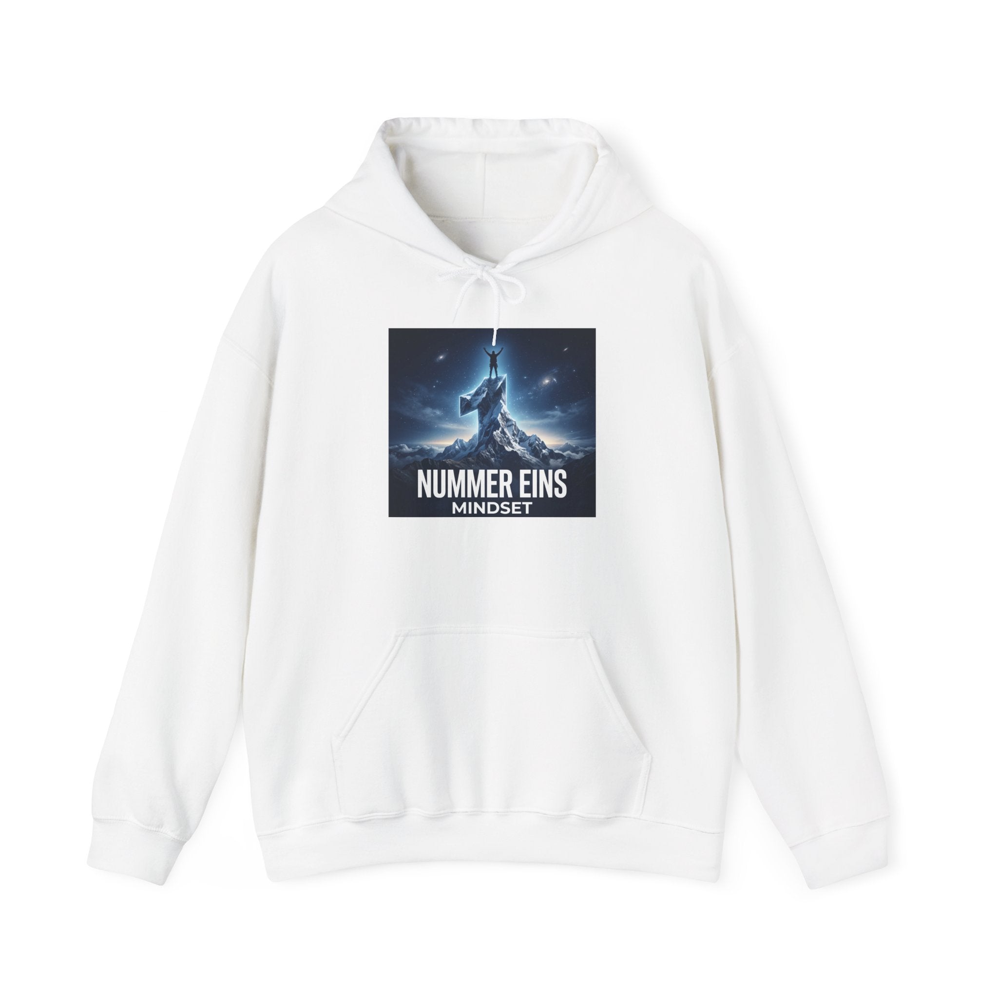 Hoodie - "Nummer Eins Mindset" Motivational Graphic Hoodie