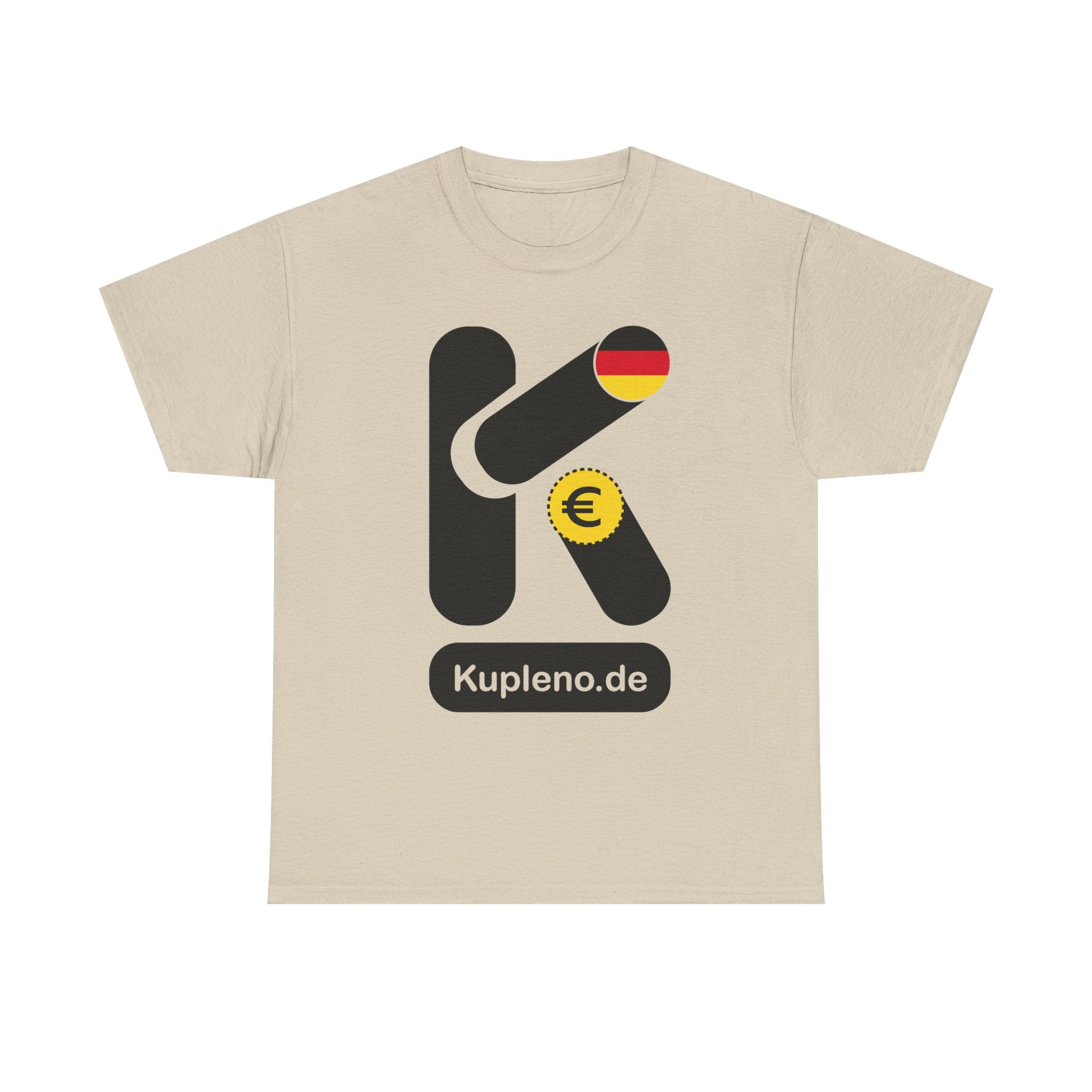 Kupleno.de Logo Tee — German Flag & Euro Emblem T-Shirt