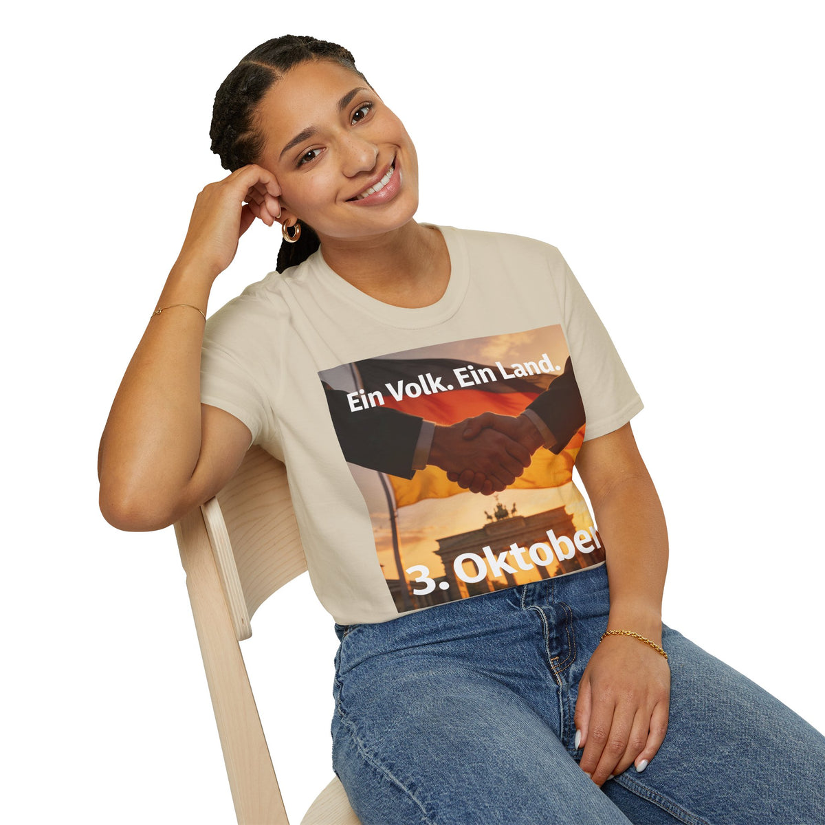 T-Shirt – „Ein Volk. Ein Land.“ 3. Oktober Gedenk-Shirt