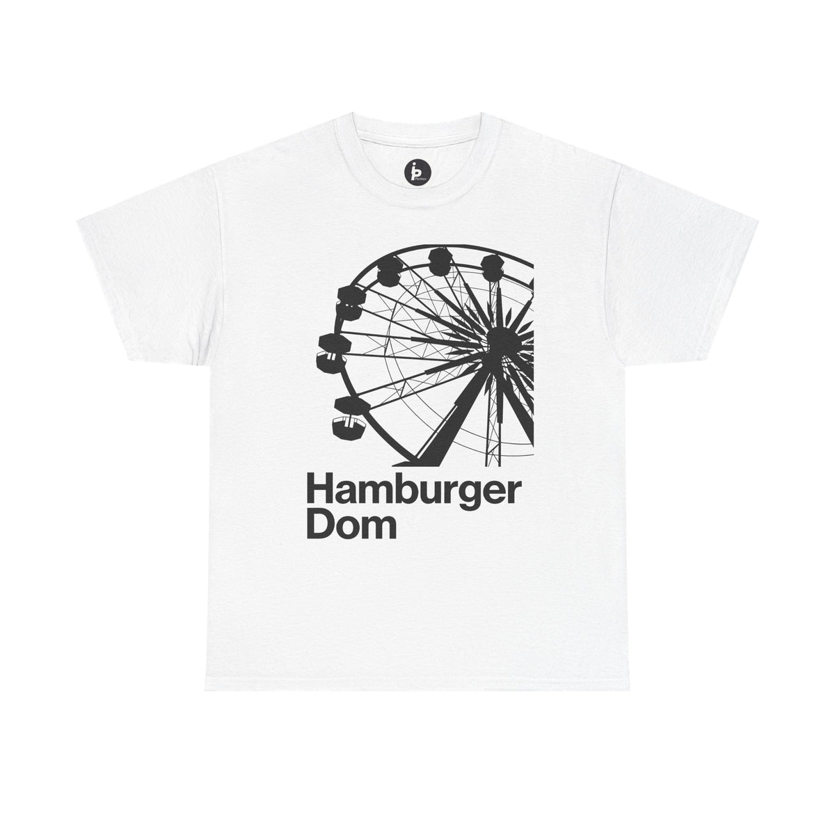Hamburger Dom Riesenrad-T-Shirt – Retro-Jahrmarkt-Grafikshirt