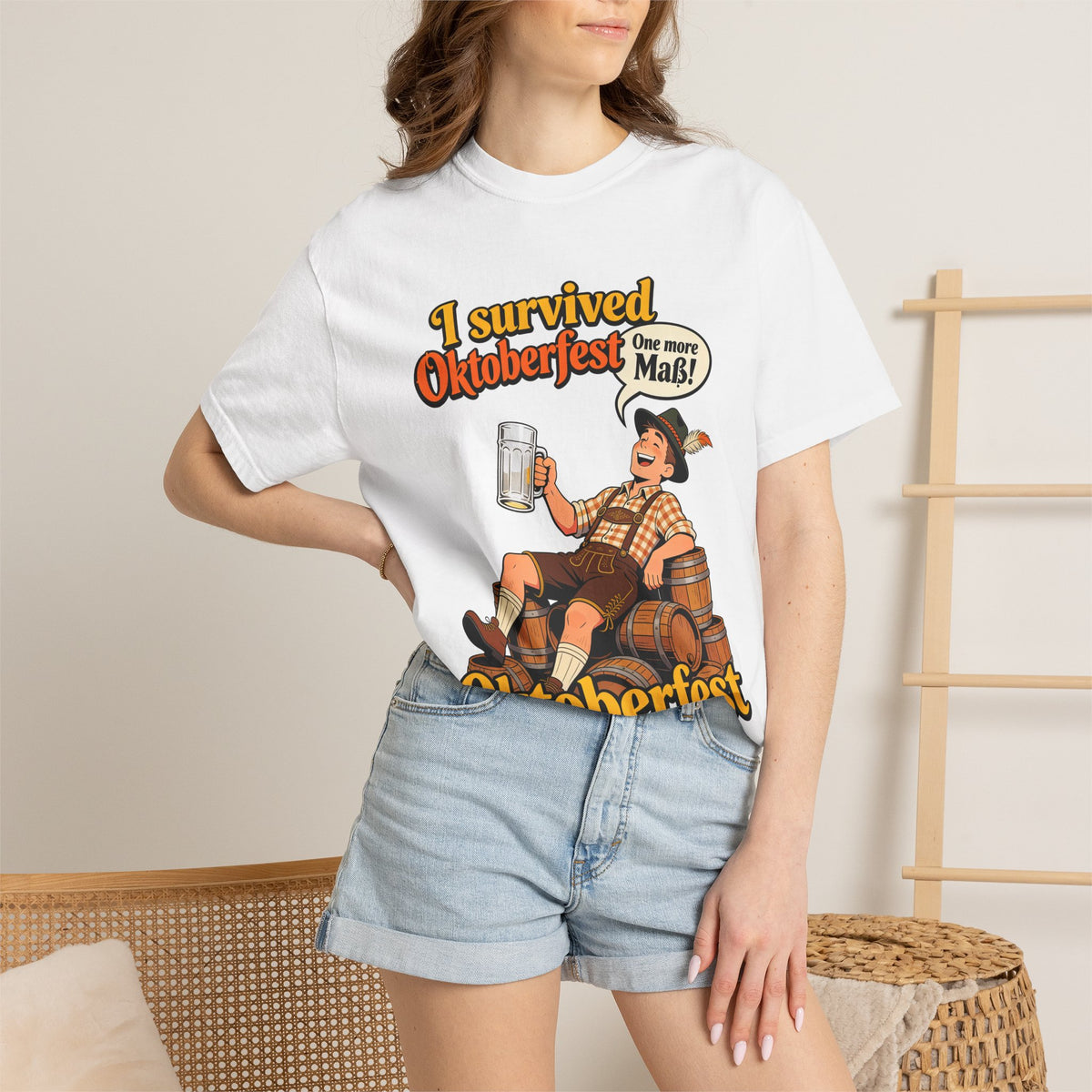 Oktoberfest 2026 T-Shirt – "I Survived Oktoberfest" Beer Festival Tee