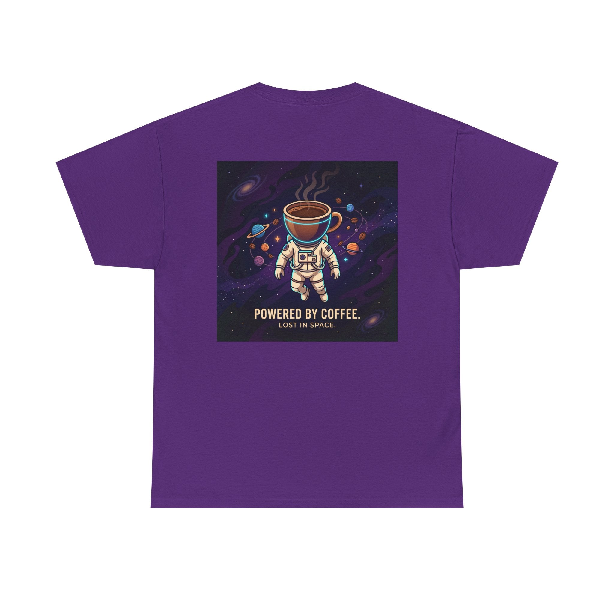Astronaut Coffee T‑Shirt — "Powered by Coffee, Lost in Space" Space Tee