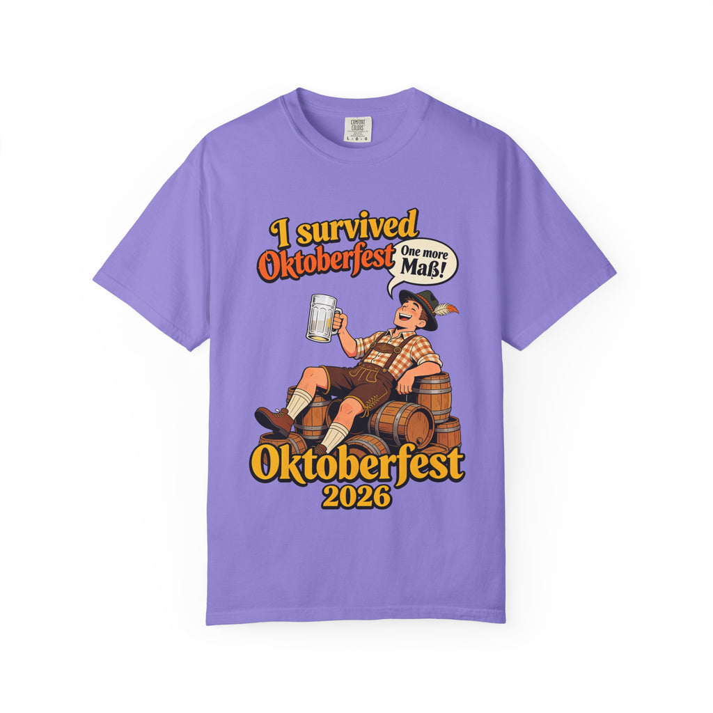 Oktoberfest 2026 T-Shirt – "I Survived Oktoberfest" Beer Festival Tee
