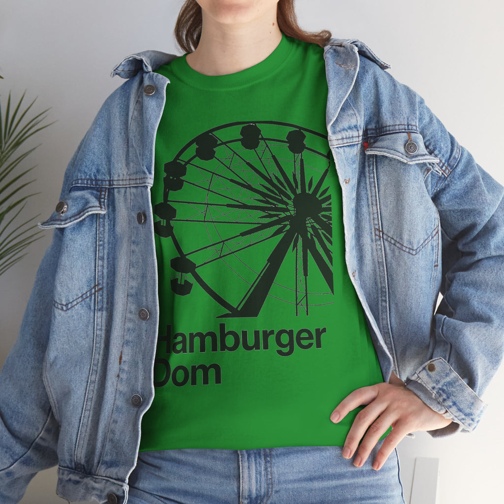 Hamburger Dom Riesenrad-T-Shirt – Retro-Jahrmarkt-Grafikshirt