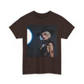 Gothic witch T-shirt with artistic witch portrait and dark Halloween design
