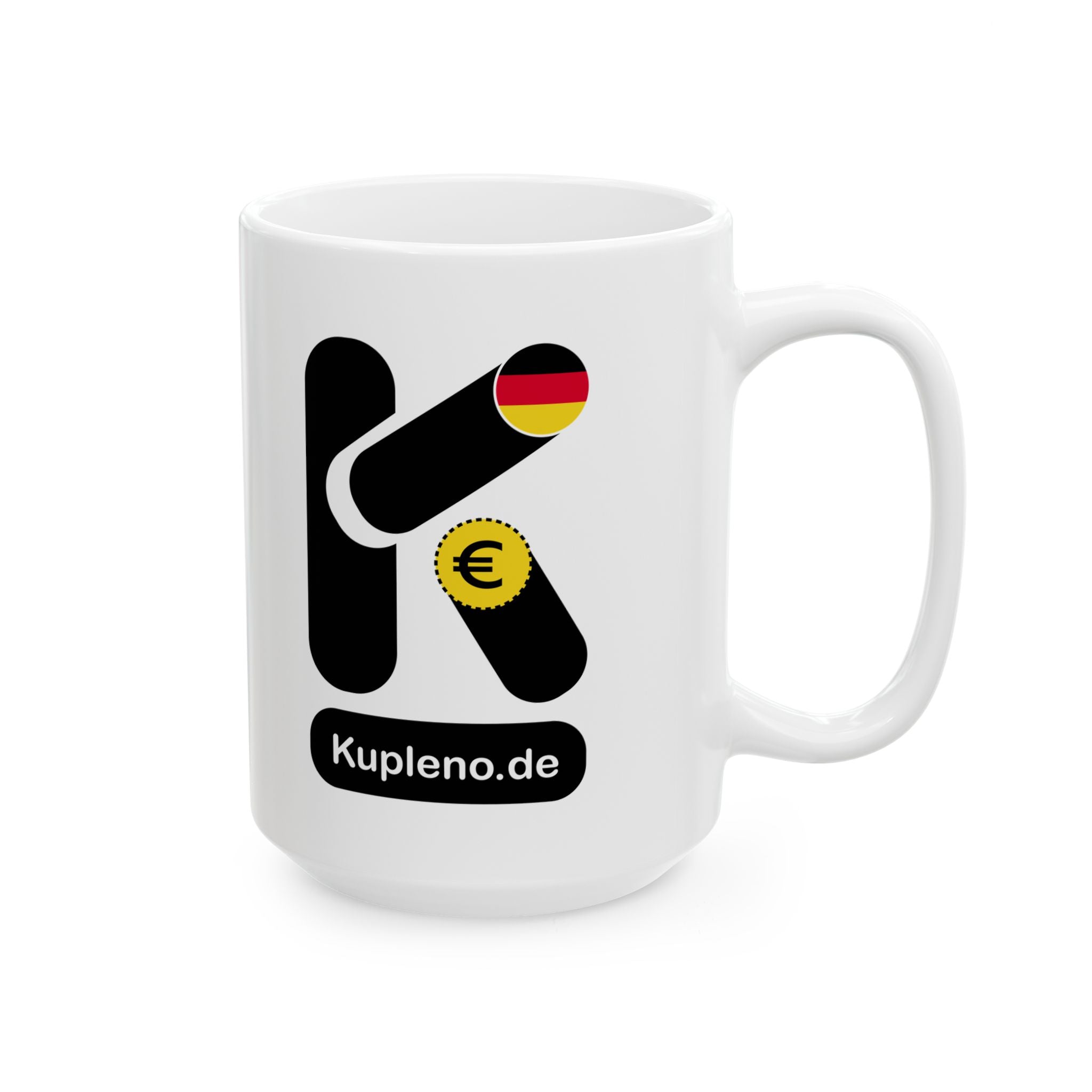 Coffee Mug - 'Kupleno.de' Design Ceramic Mug (11oz & 15oz)