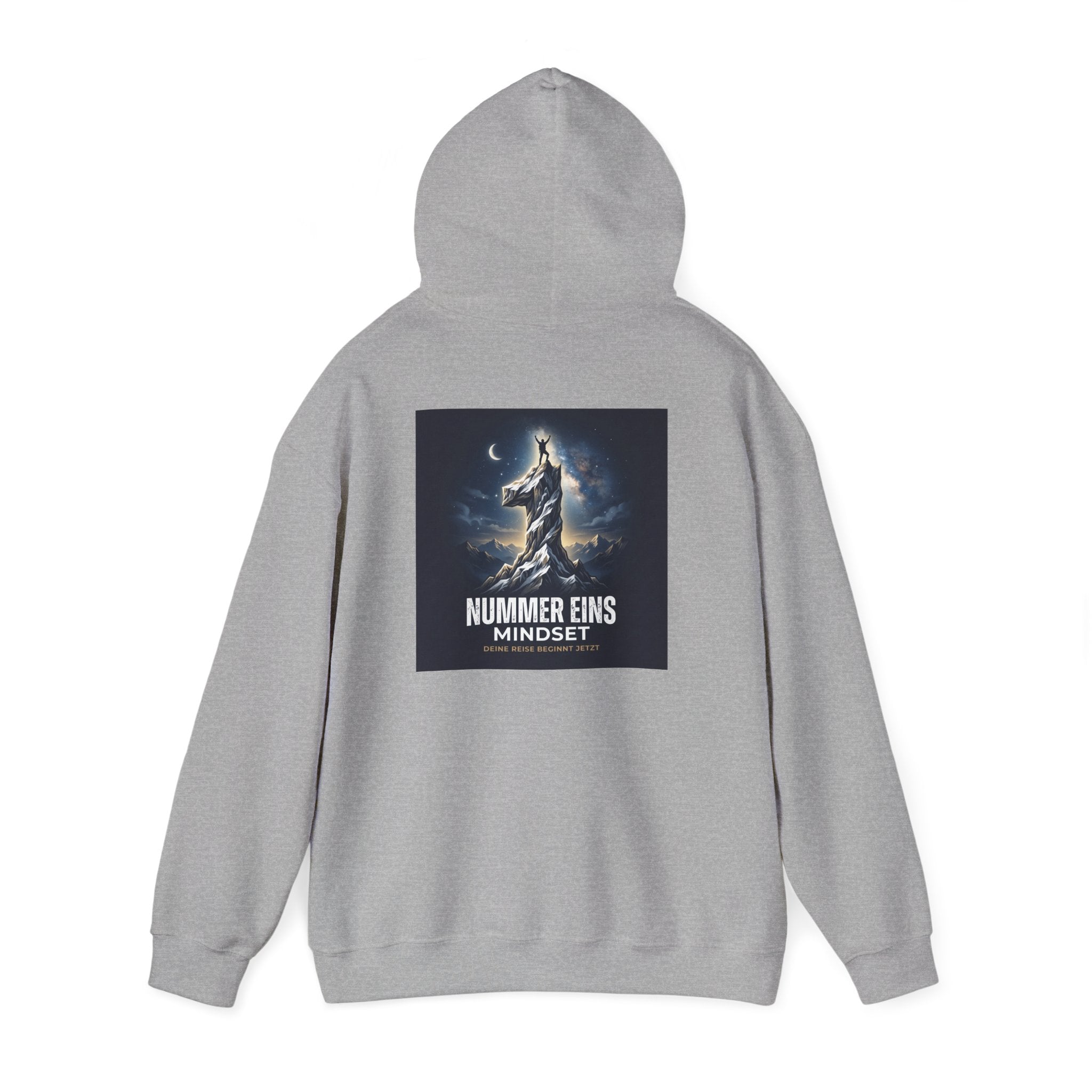 Hoodie - "Nummer Eins Mindset" Motivational Graphic Hoodie