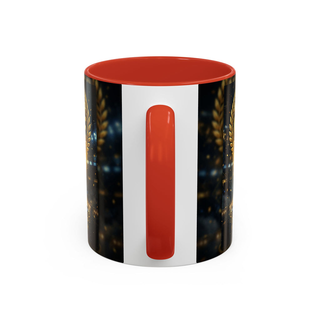 Number One Trophy Coffee Mug — Championship Victory & Glory Accent Mug