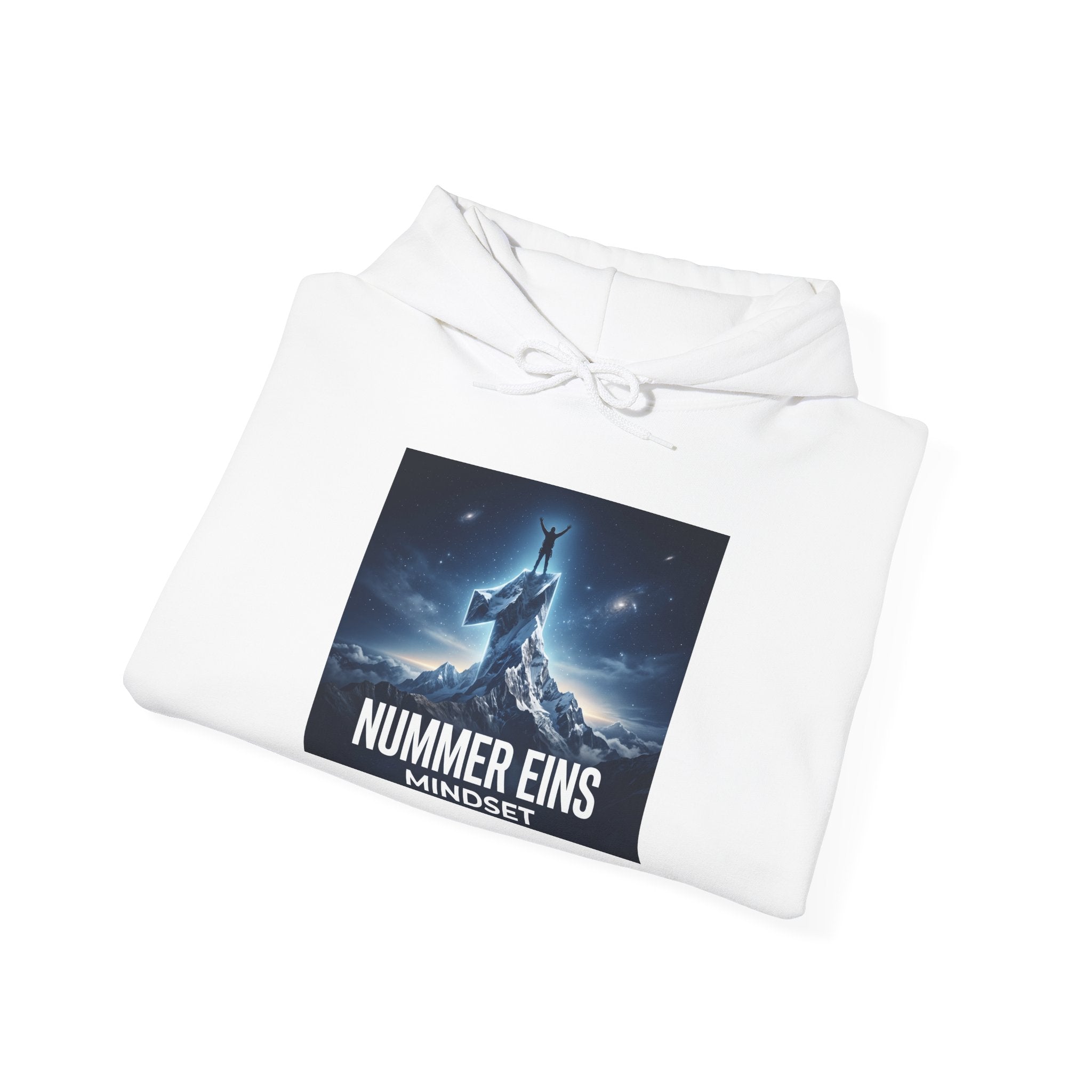Hoodie - "Nummer Eins Mindset" Motivational Graphic Hoodie