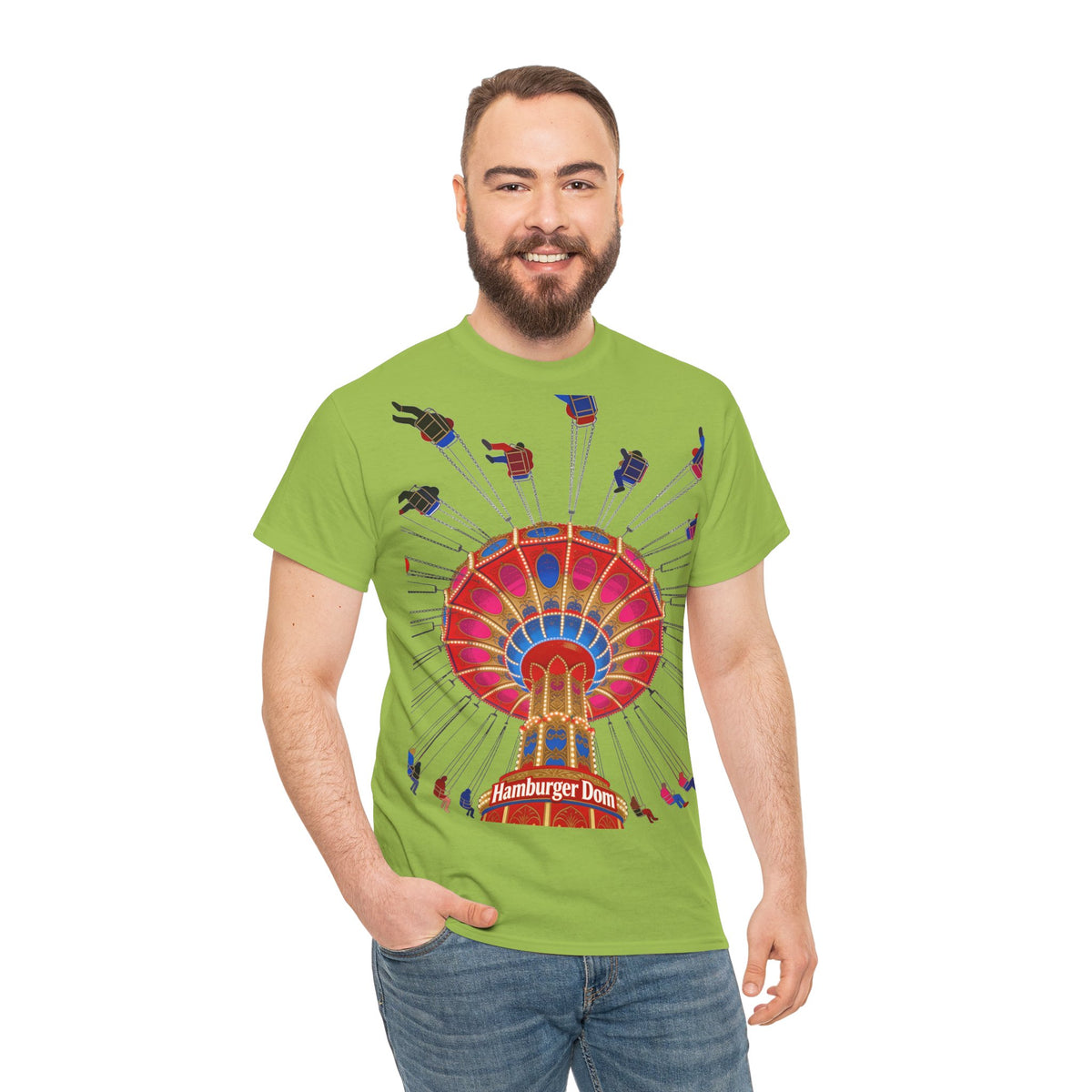 Hamburger Dom T-Shirt – Kettenkarussell Motiv Unisex