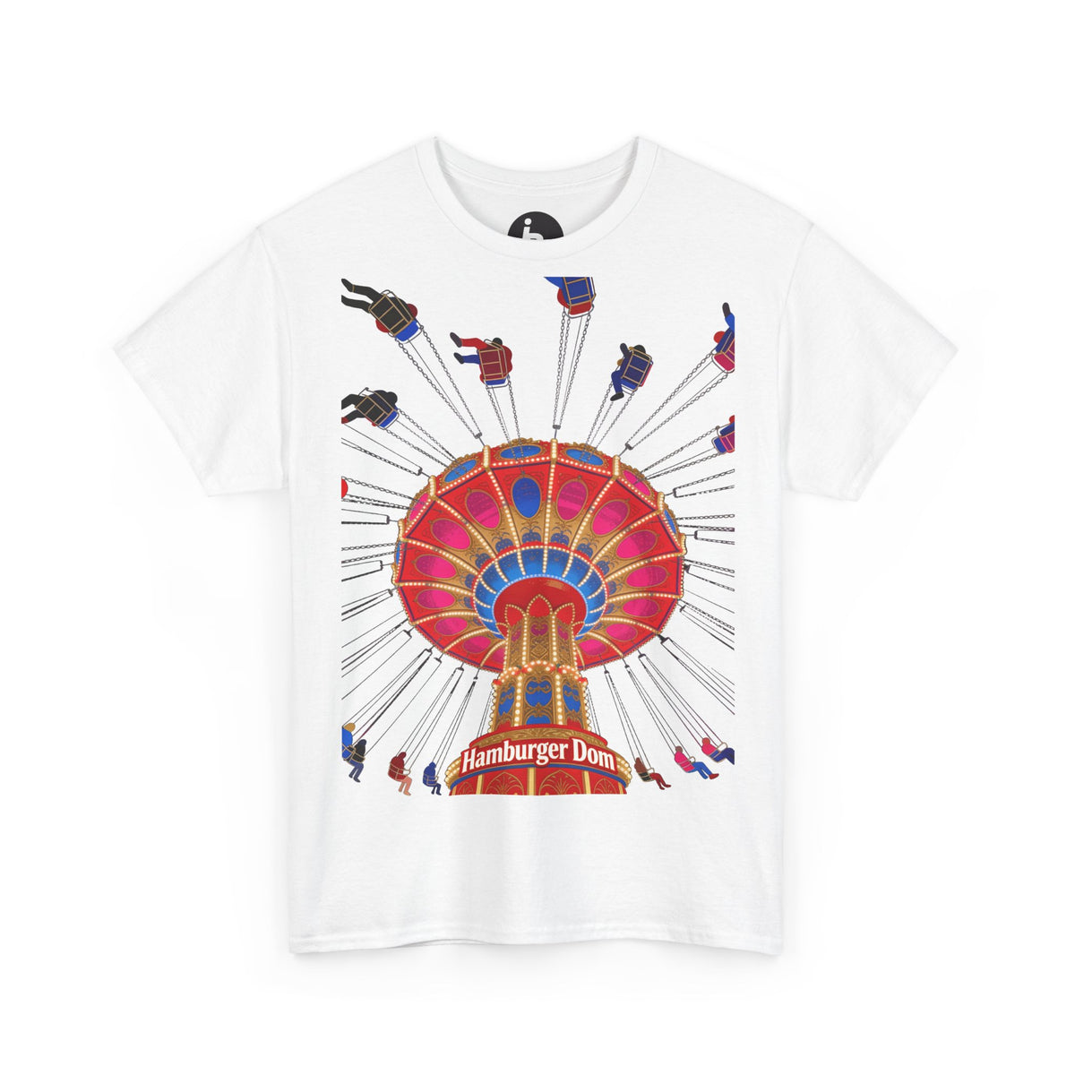 Hamburger Dom T-Shirt – Kettenkarussell Motiv Unisex