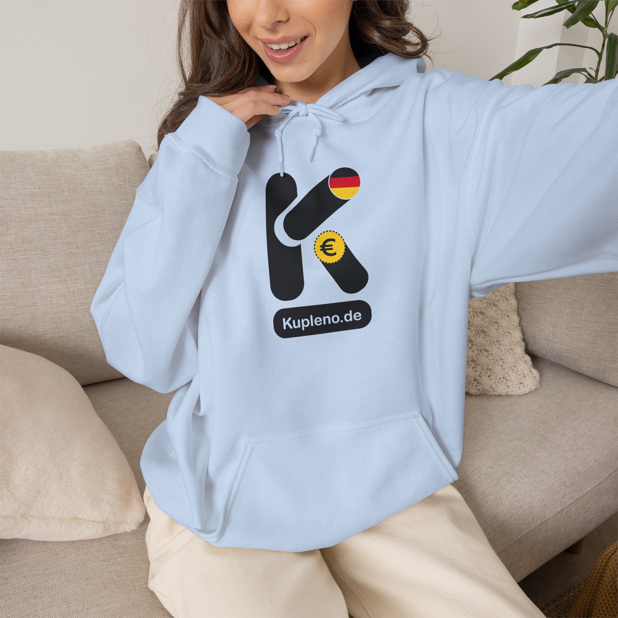 Kupleno.de Logo Hoodie — German Euro Market Logo Pullover