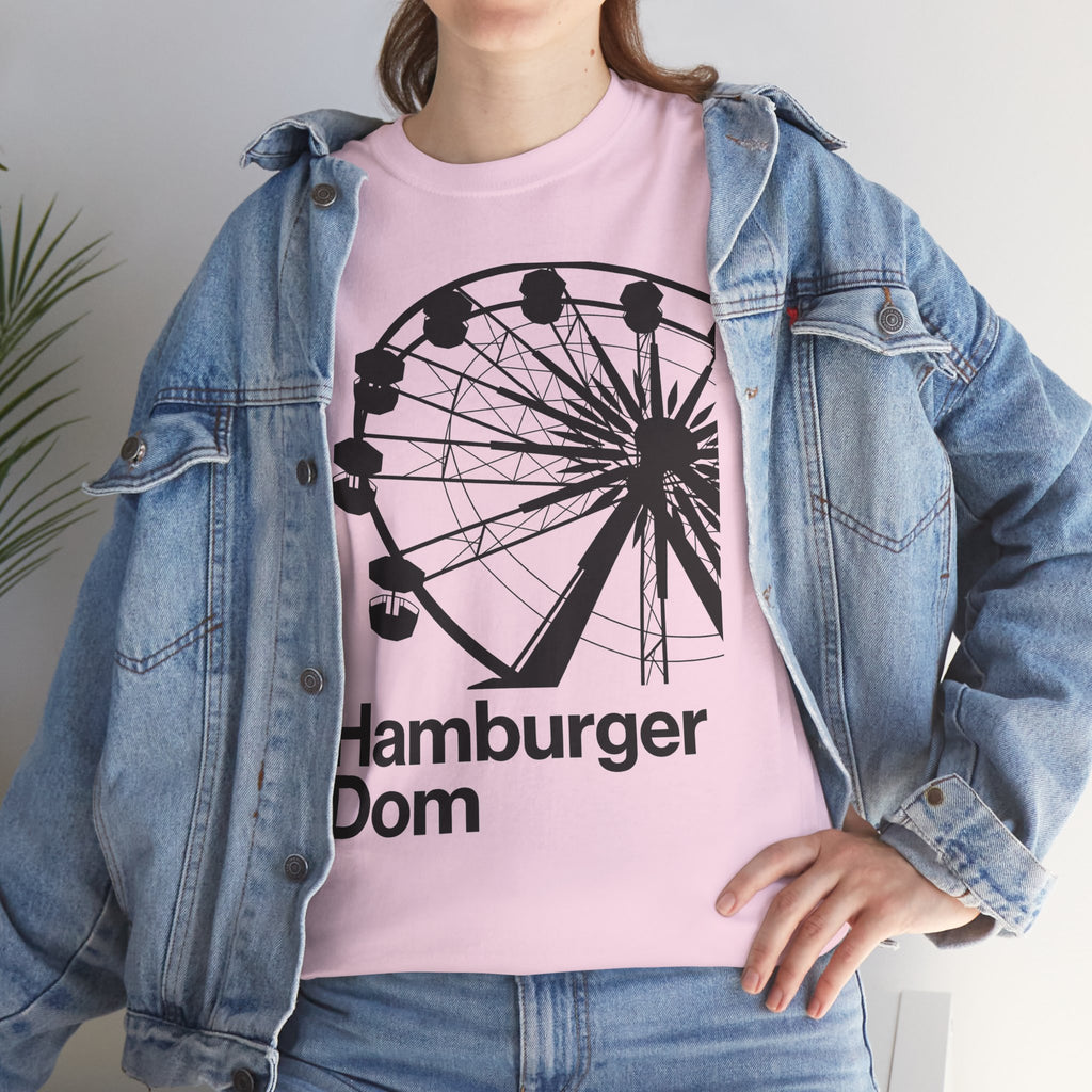 Hamburger Dom Riesenrad-T-Shirt – Retro-Jahrmarkt-Grafikshirt