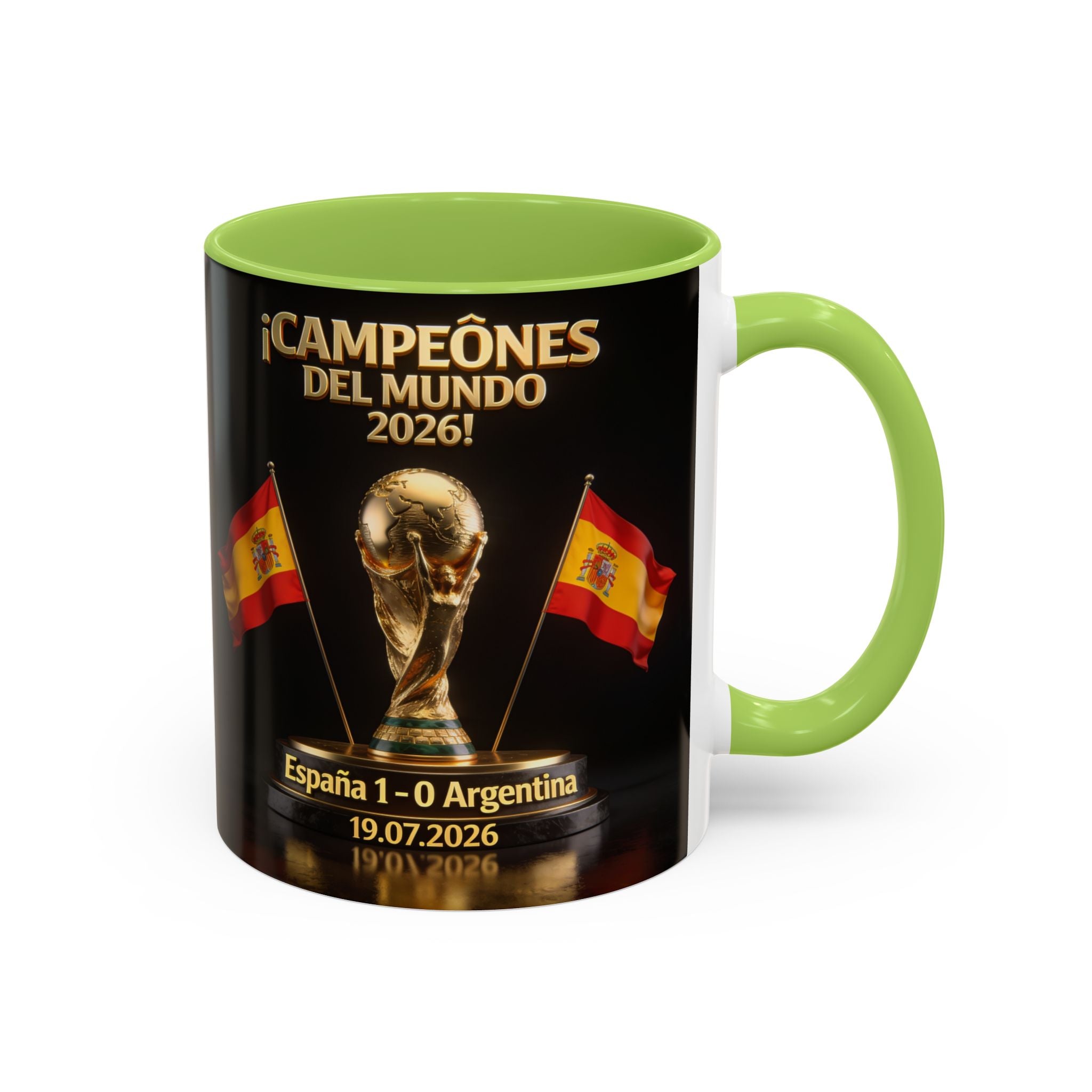 World Cup Champions 2026 Coffee Mug — ¡Campeones del Mundo! España 1-0 Argentina (11/15oz)