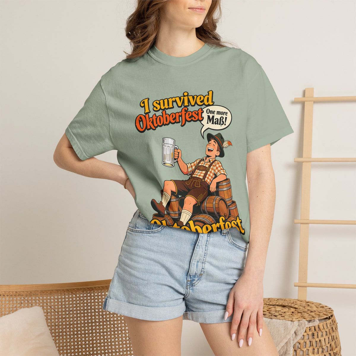 Oktoberfest 2026 T-Shirt – "I Survived Oktoberfest" Beer Festival Tee