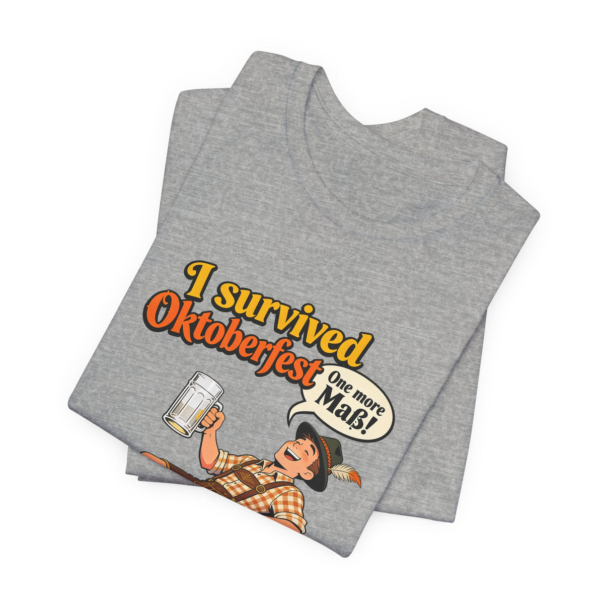 Oktoberfest 2026 T-Shirt — "I Survived Oktoberfest" Beer Festival Tee