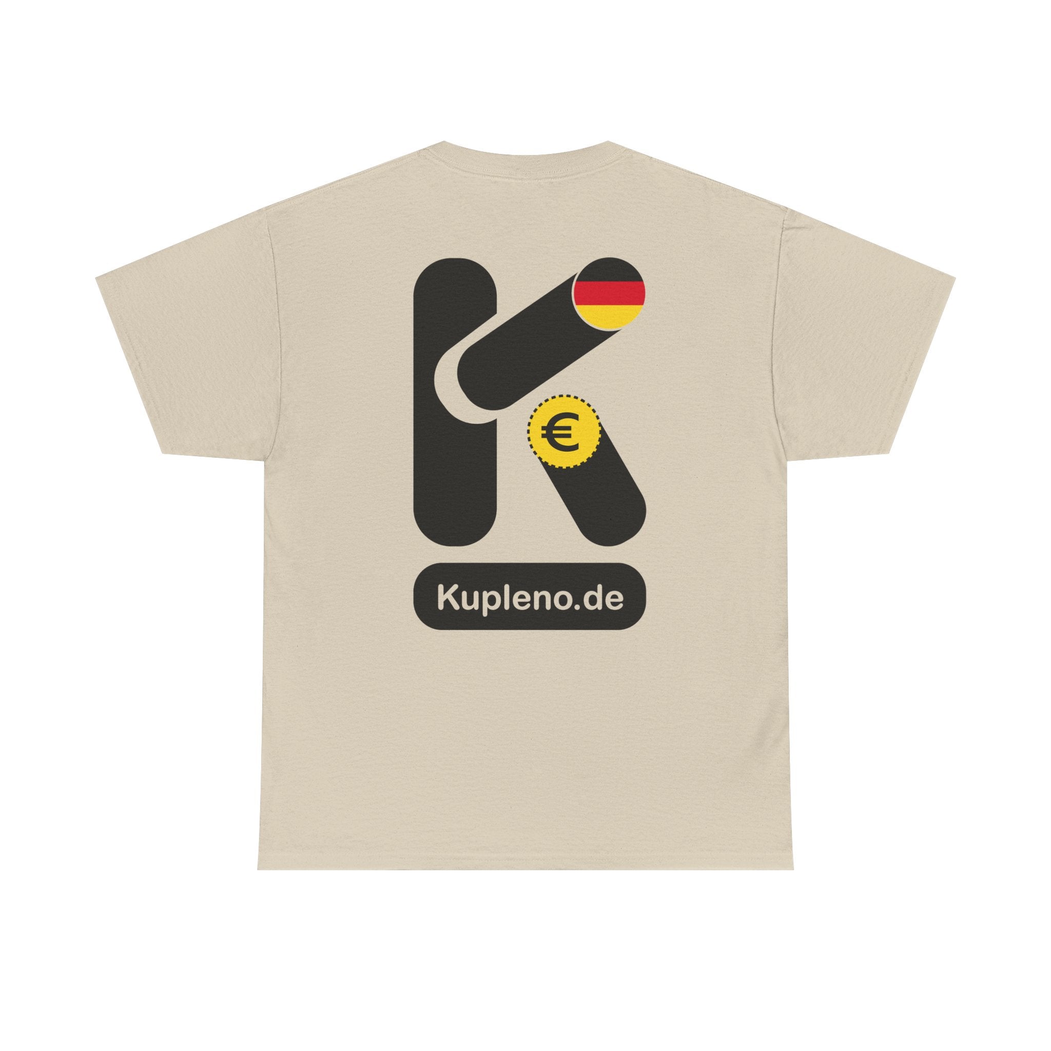 Kupleno.de Logo Tee — German Flag & Euro Emblem T-Shirt