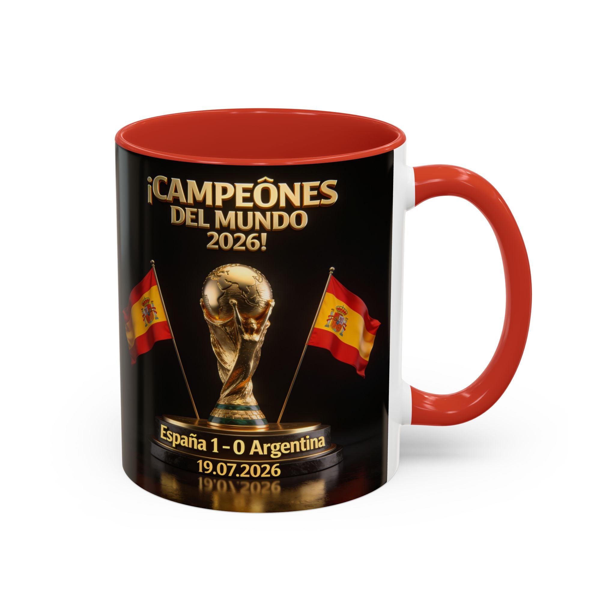 World Cup Champions 2026 Coffee Mug — ¡Campeones del Mundo! España 1-0 Argentina (11/15oz)