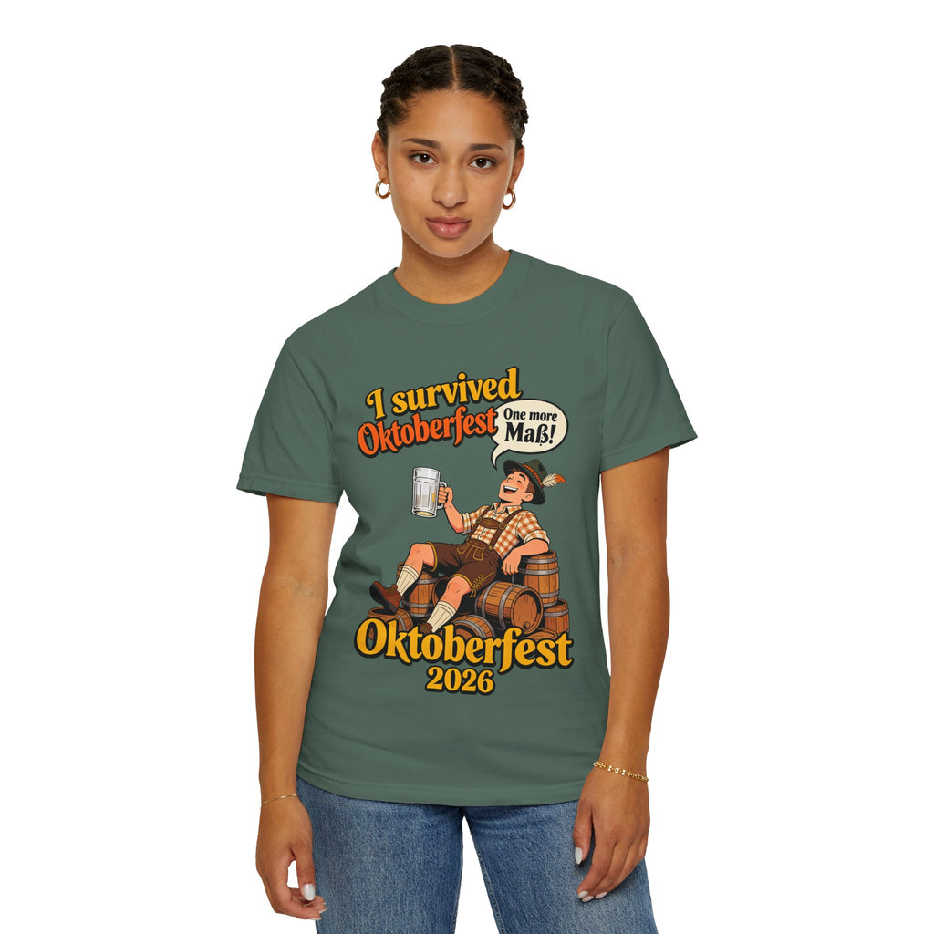 Oktoberfest 2026 T-Shirt – "I Survived Oktoberfest" Beer Festival Tee