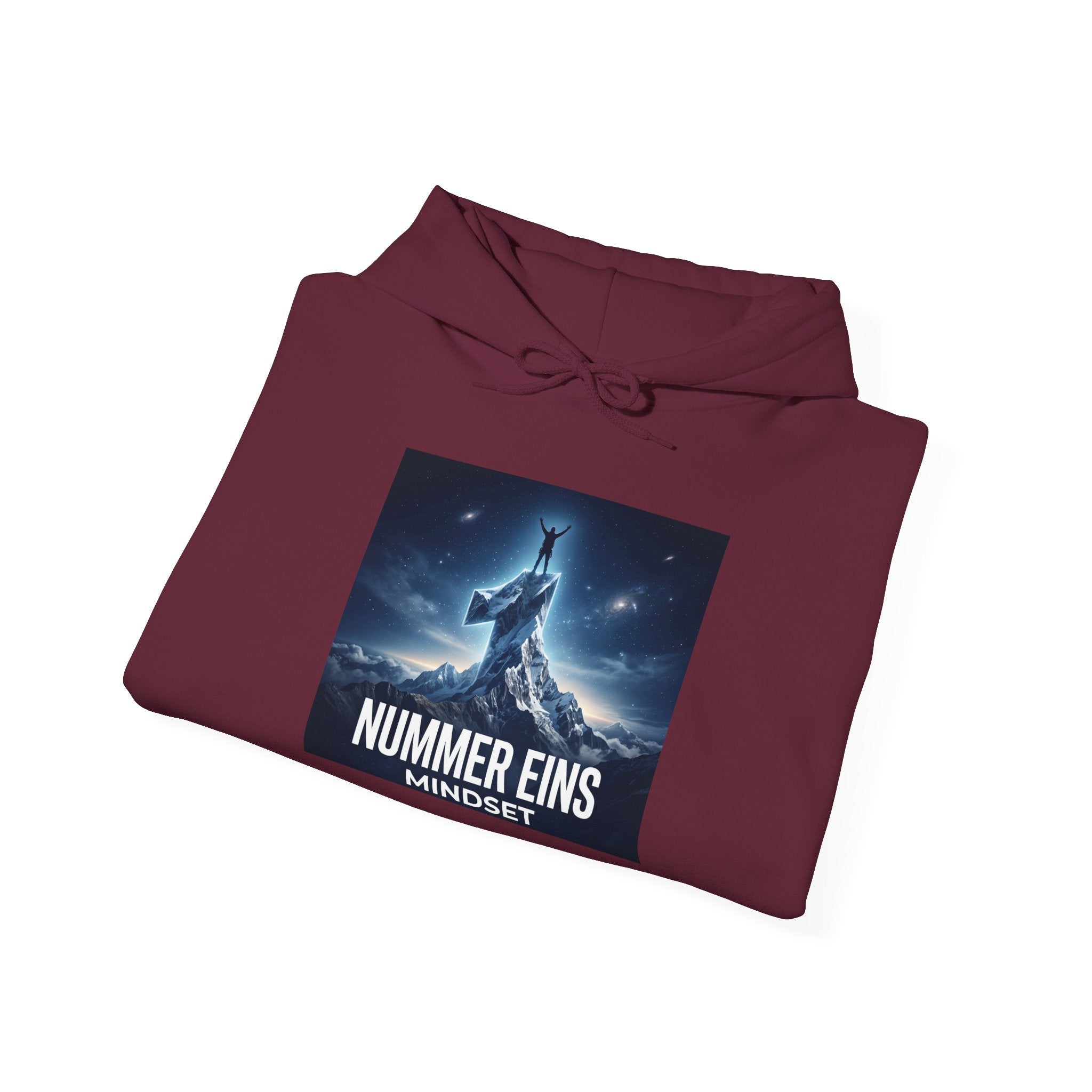 Hoodie - "Nummer Eins Mindset" Motivational Graphic Hoodie