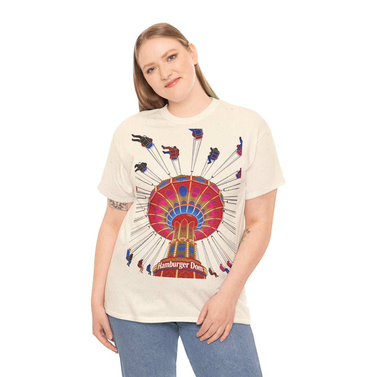 Hamburger Dom T-Shirt – Kettenkarussell Motiv Unisex