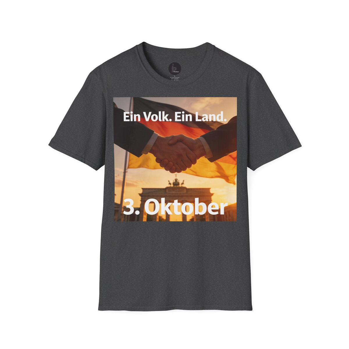 T-Shirt – „Ein Volk. Ein Land.“ 3. Oktober Gedenk-Shirt
