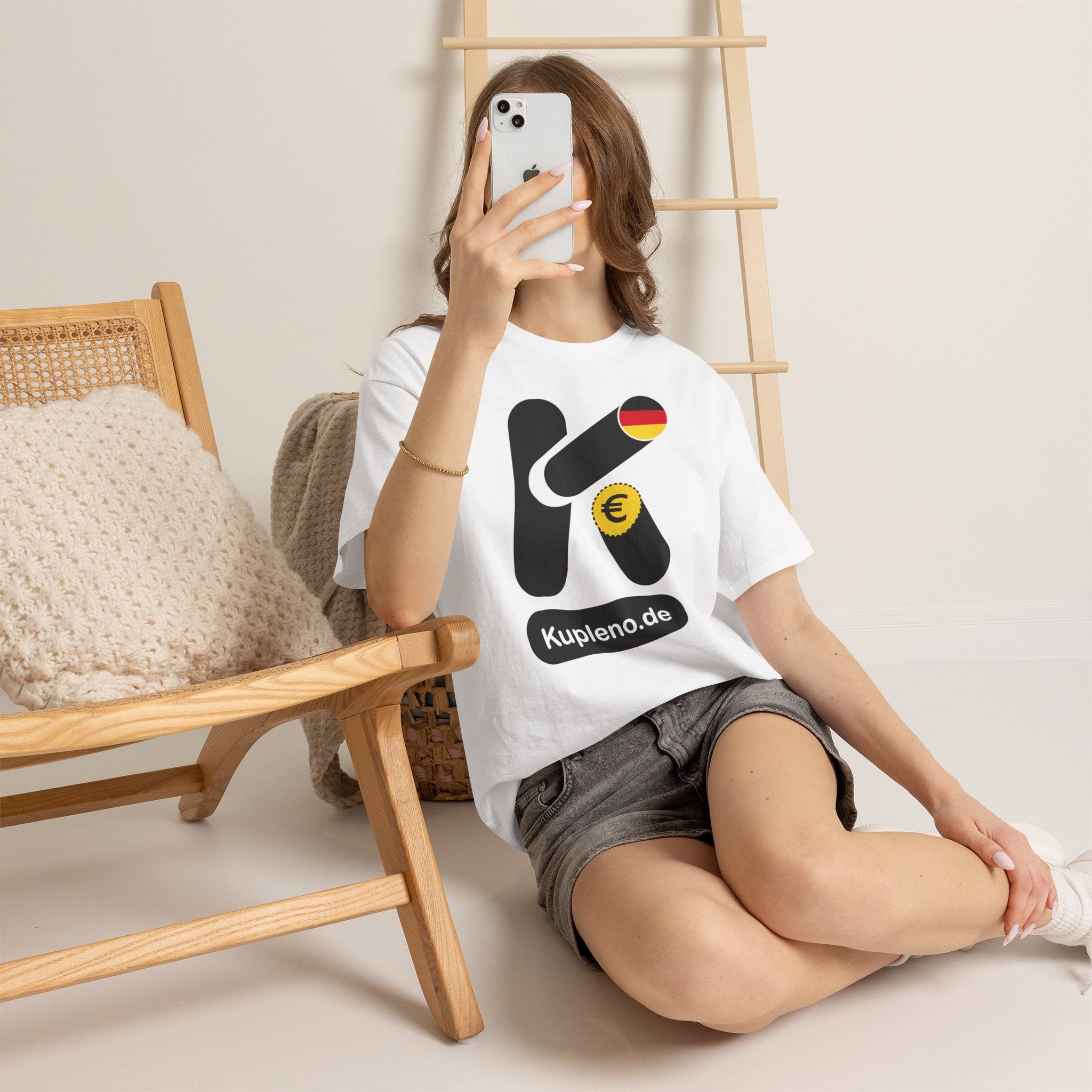 Kupleno.de Logo Tee — German Flag & Euro Emblem T-Shirt