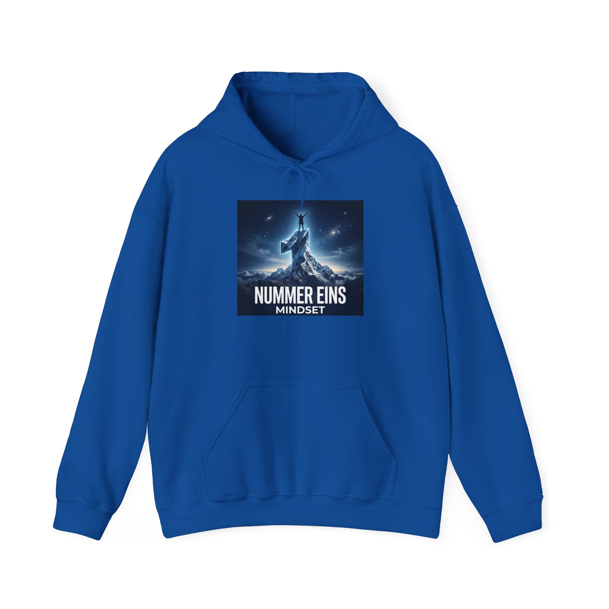 Hoodie - "Nummer Eins Mindset" Motivational Graphic Hoodie
