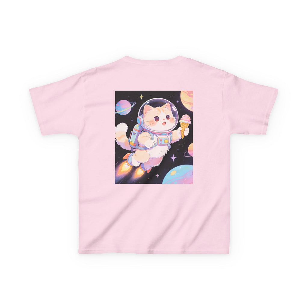 Kids Astronaut Cat Tee — Cute Space Puppy in Spacesuit Kids T-Shirt