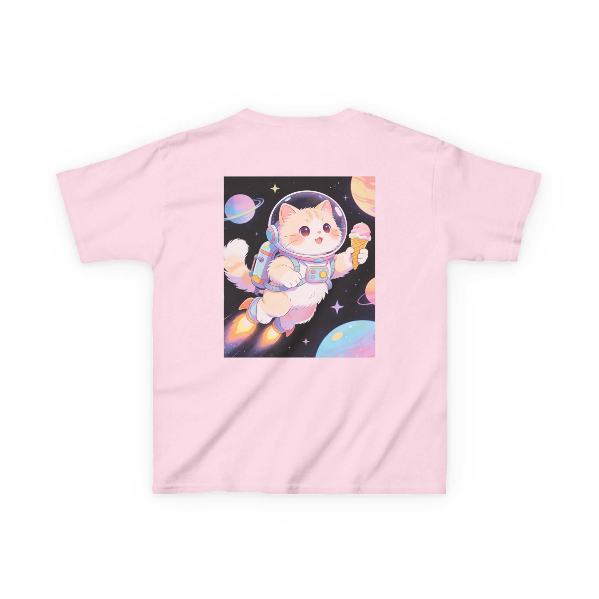 Kids Astronaut Cat Tee — Cute Space Puppy in Spacesuit Kids T-Shirt