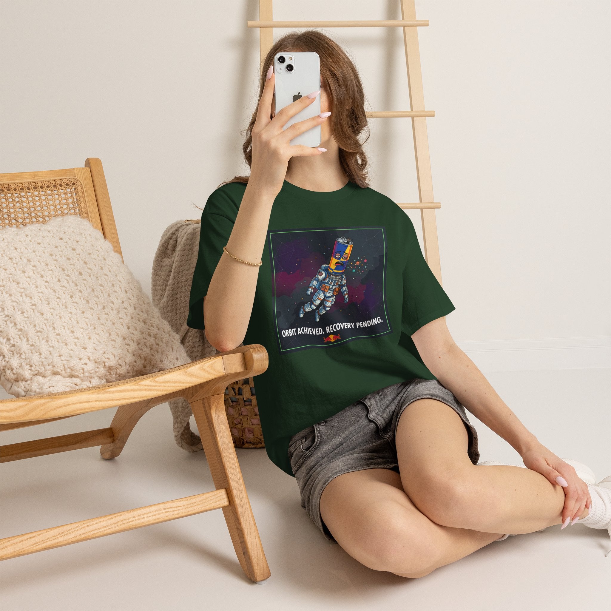 Astronaut Tee — “Orbit Achieved, Recovery Pending” Graphic T-Shirt