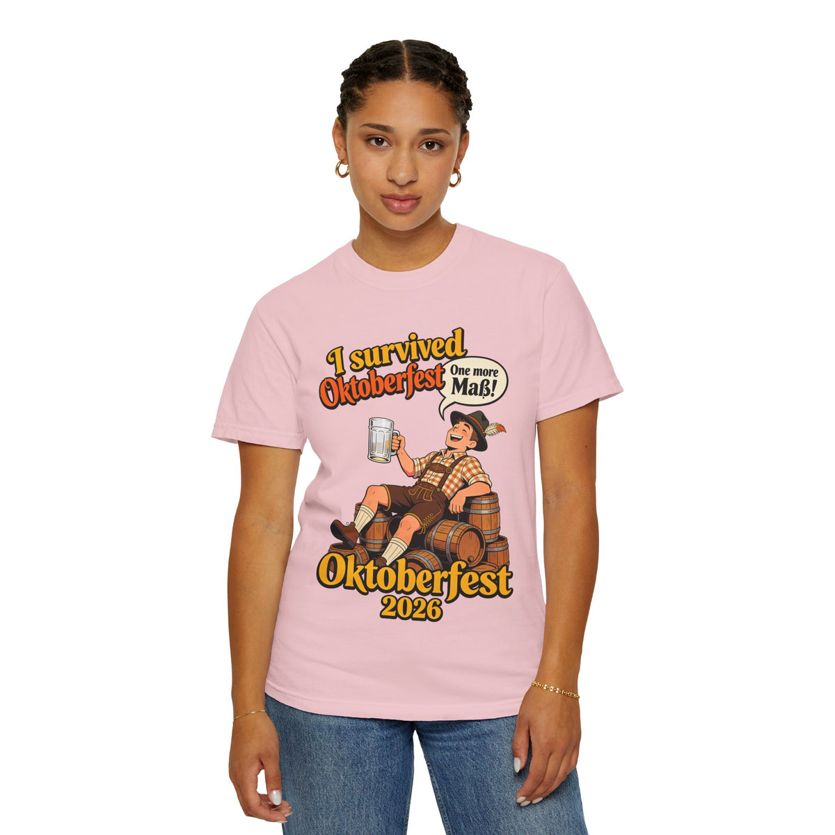 Oktoberfest 2026 T-Shirt – "I Survived Oktoberfest" Beer Festival Tee