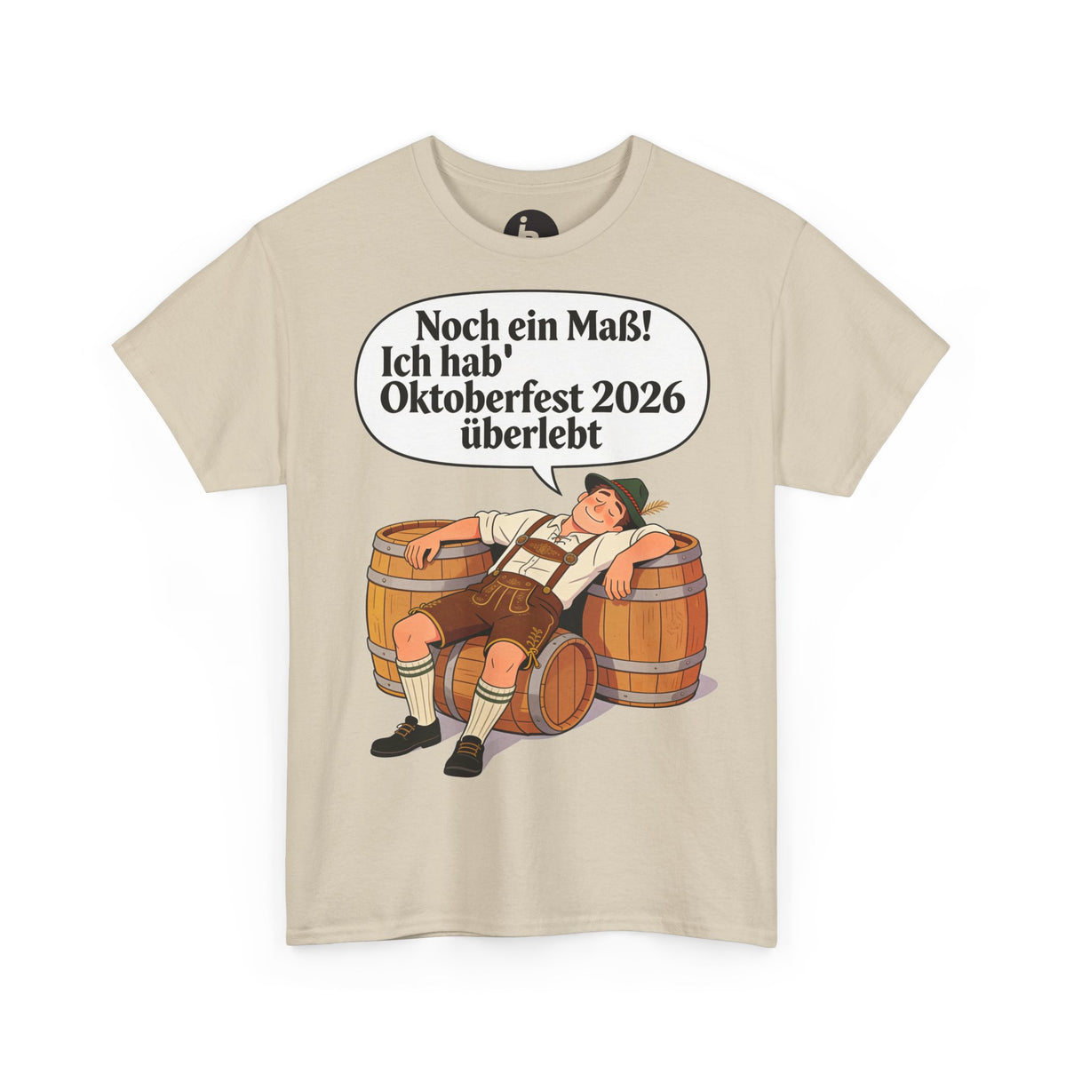 Oktoberfest 2026 T-Shirt – „Noch ein Maß! Ich hab' Oktoberfest 2026 überlebt“ Beer-Festival-Shirt