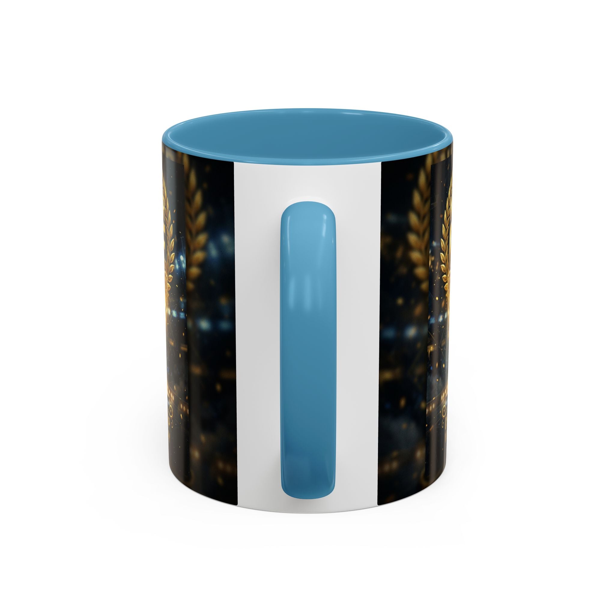 Number One Trophy Coffee Mug — Championship Victory & Glory Accent Mug