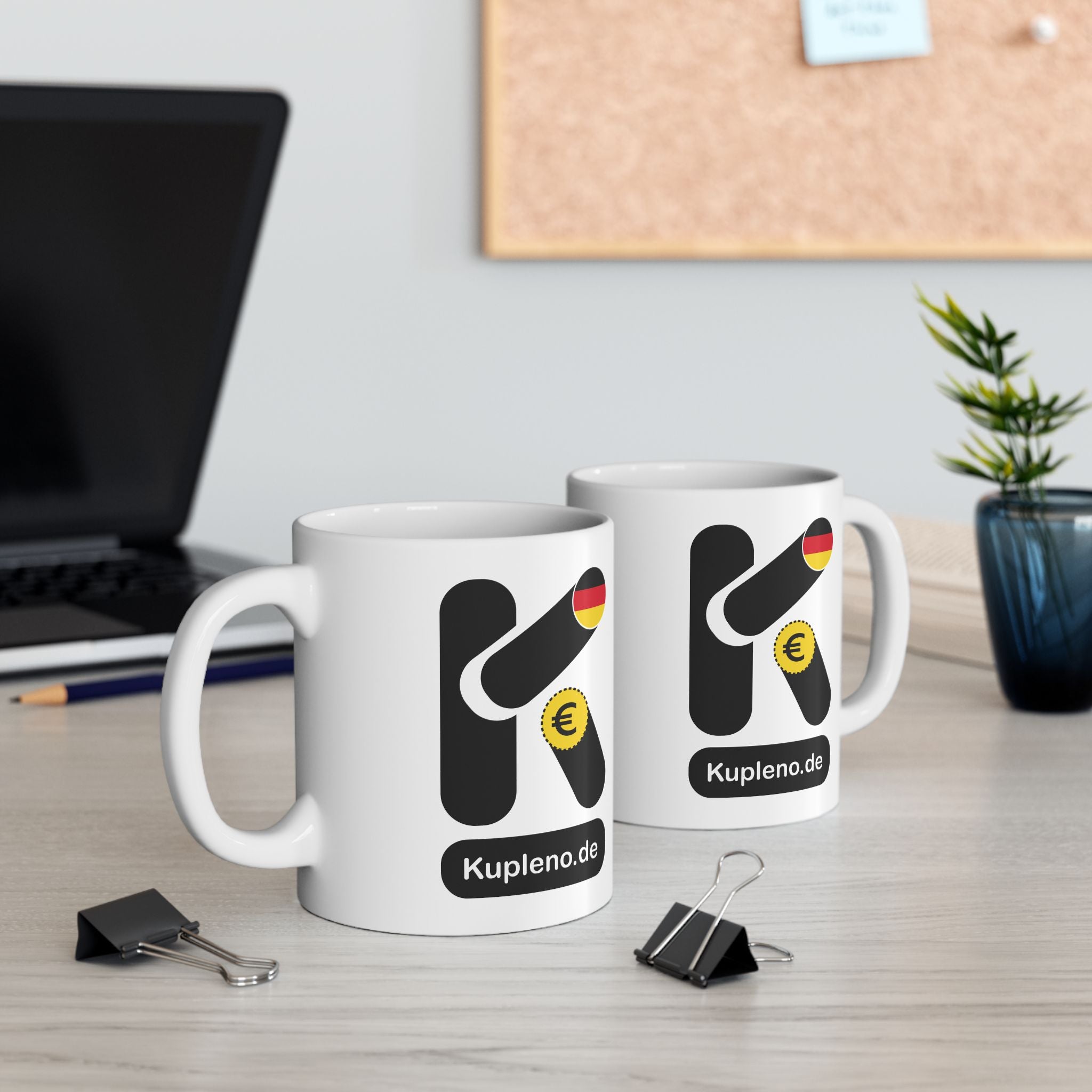 Coffee Mug - 'Kupleno.de' Design Ceramic Mug (11oz & 15oz)