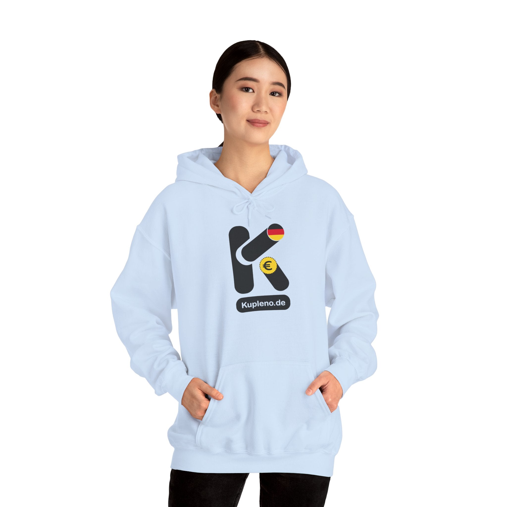Kupleno.de Logo Hoodie — German Euro Market Logo Pullover