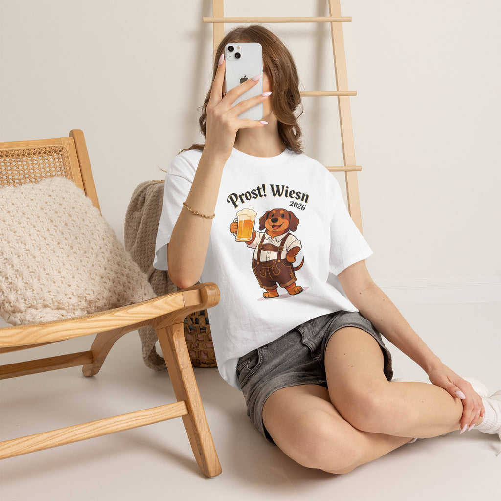Oktoberfest Dackel T-Shirt – "Prost! Wiesn 2026"