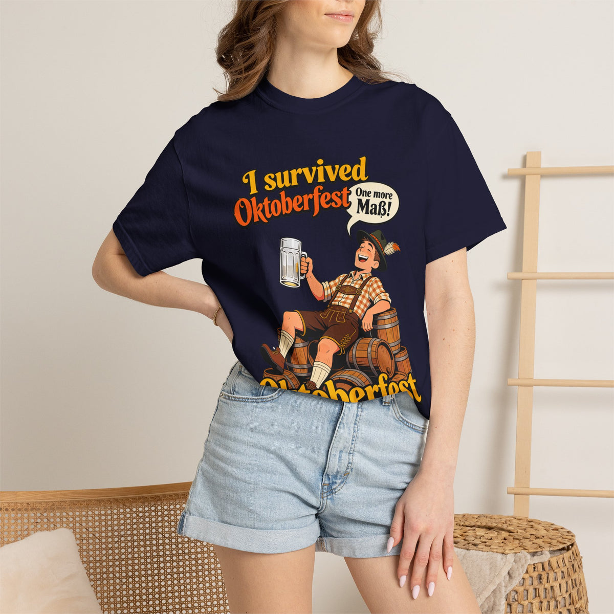 Oktoberfest 2026 T-Shirt – "I Survived Oktoberfest" Beer Festival Tee