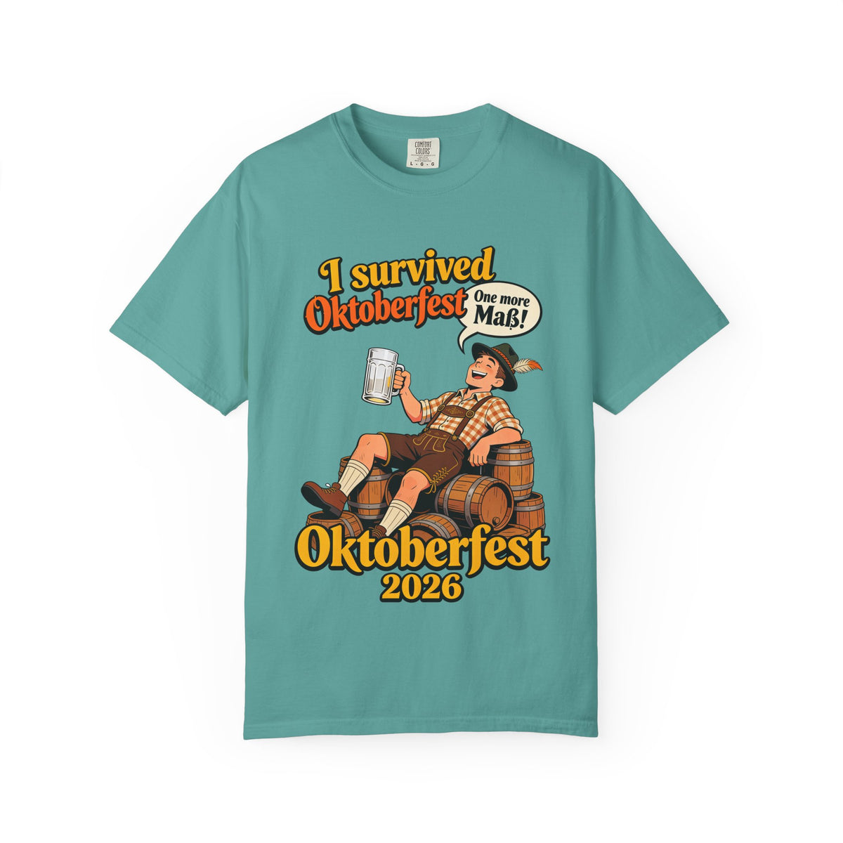 Oktoberfest 2026 T-Shirt – "I Survived Oktoberfest" Beer Festival Tee